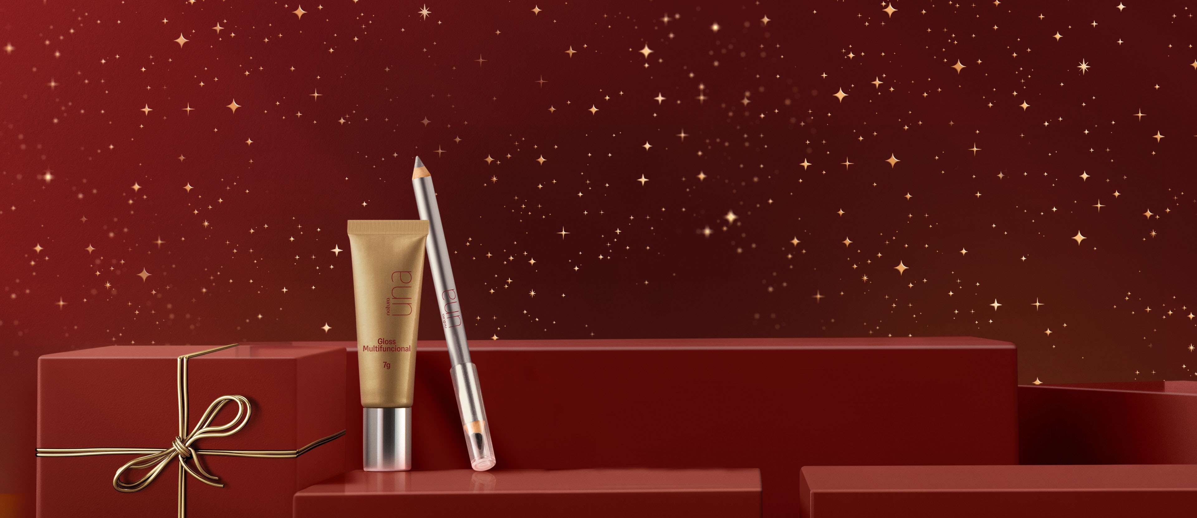 Presente Natura Una Celebrar Olhos e Boca (2 produtos)