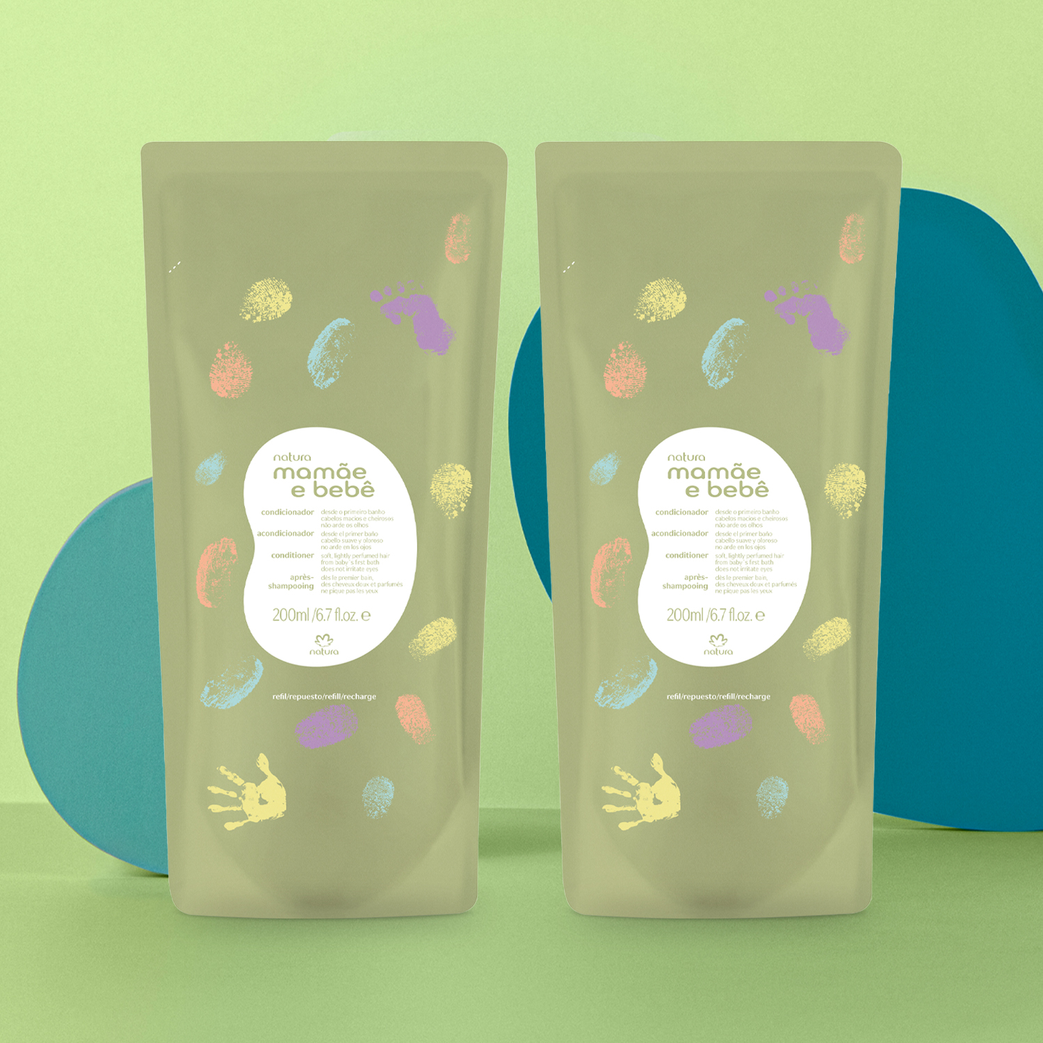 Kit Refil Condicionador Suave Mamãe e Bebê (2 unidades)