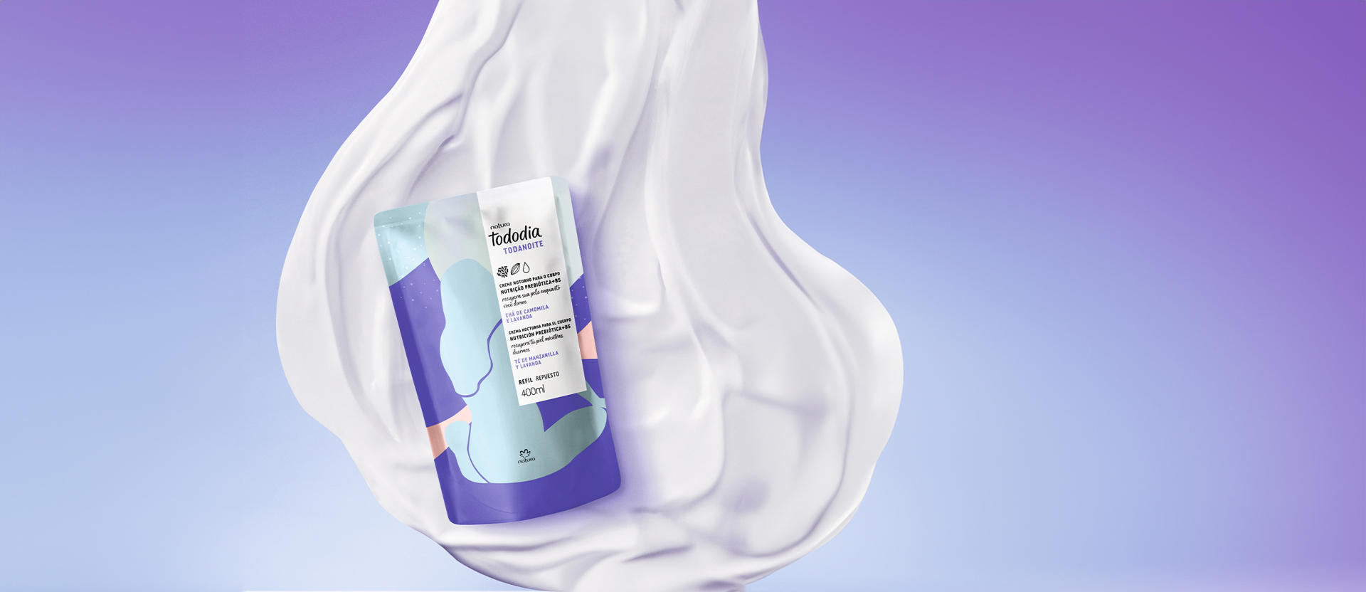 Refil Creme Noturno Para o Corpo Tododia Todanoite