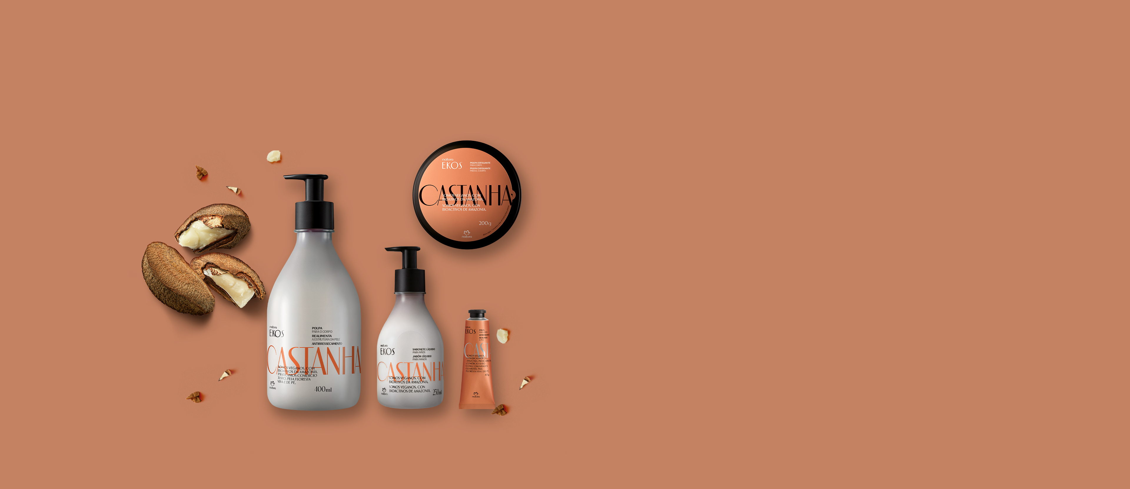 Kit Ekos Castanha Completo (4 produtos)