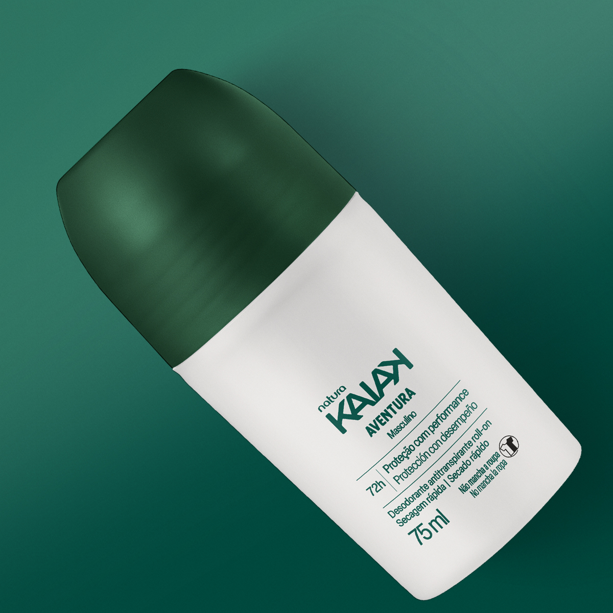 Desodorante Antitranspirante Roll-on Kaiak Aventura Masculino