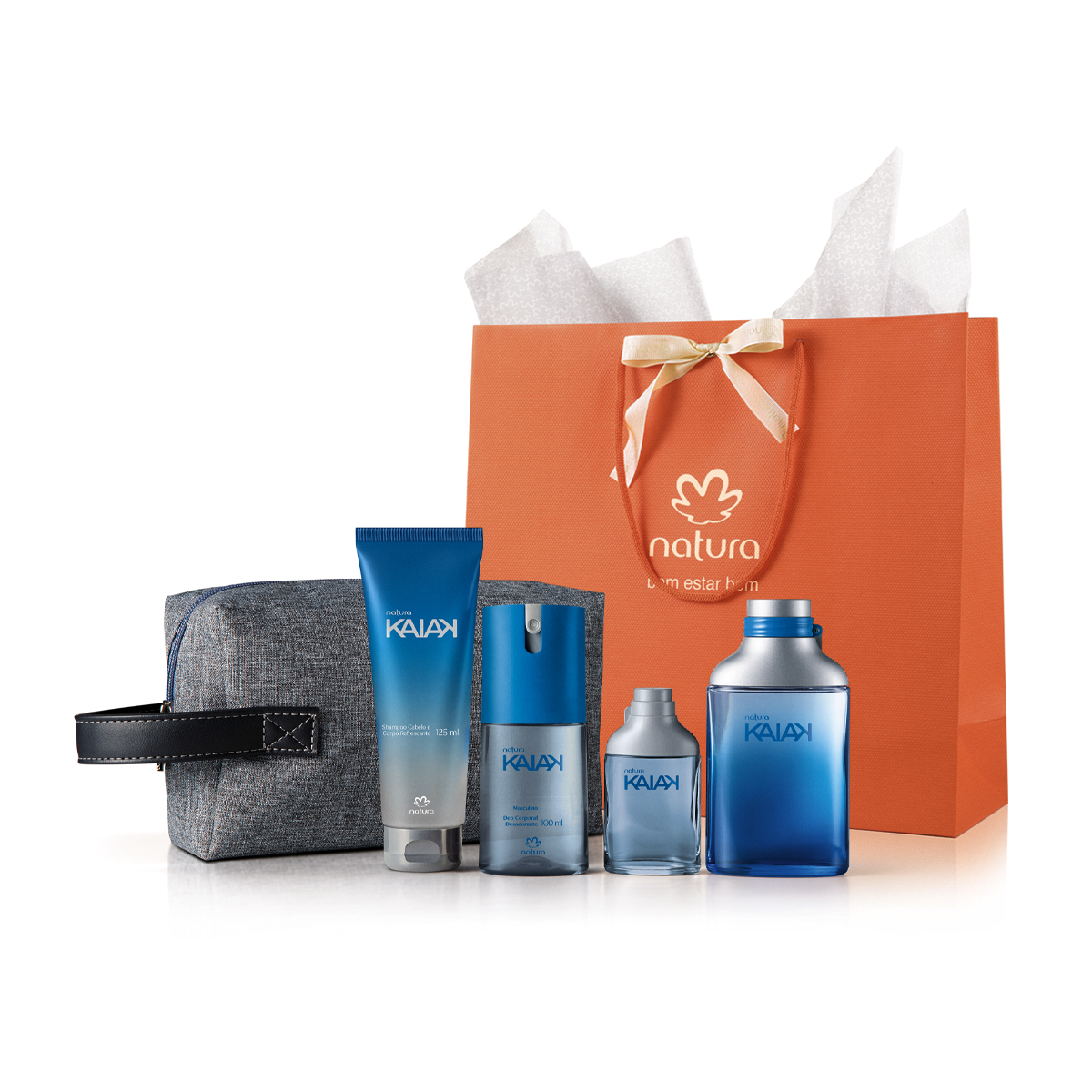 Presente Natura Kaiak Masculino Completo com Nécessaire (5 produtos) Presente Natura Kaiak Masculino Completo com Nécessaire (5 produtos)