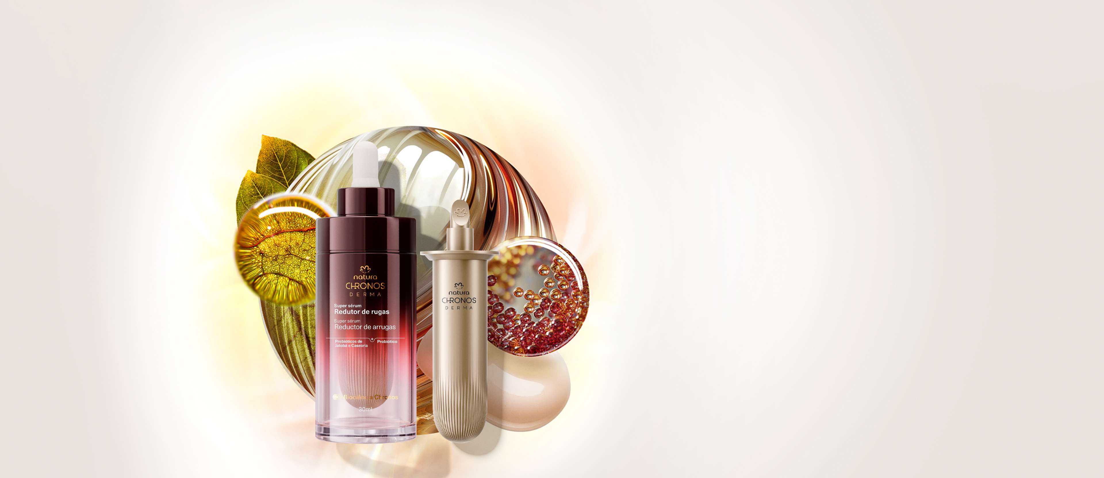 Kit Super Sérum Redutor de Rugas Chronos Derma com Refil