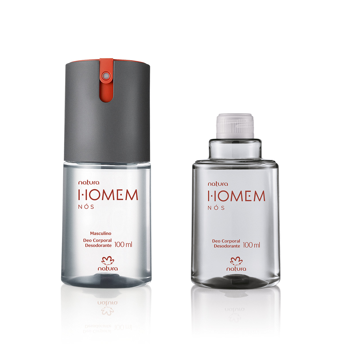 Kit Desodorante Corporal Natura Homem Nós com Refil