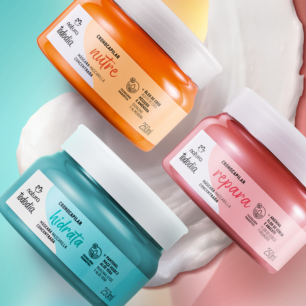 Kit Máscara Concentrada Cronocapilar Tododia (3 produtos)