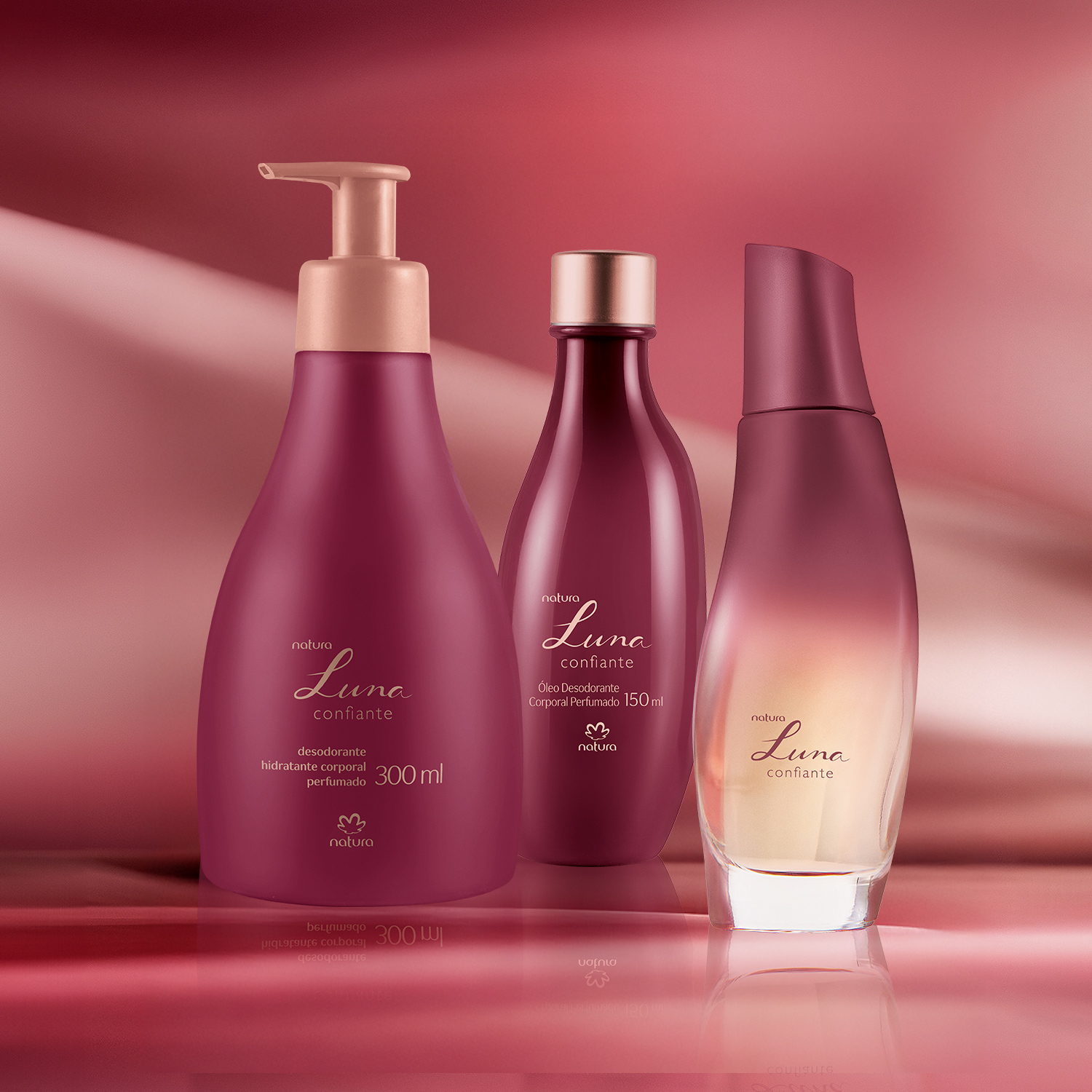 Kit Luna Confiante com Hidratante e Óleo Corporal (3 produtos)