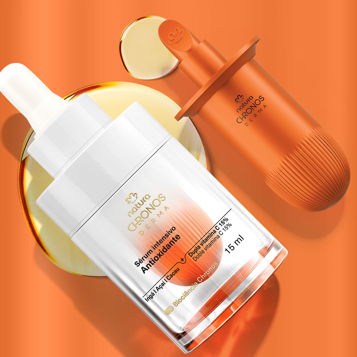 Kit Sérum Antioxidante com Refil Chronos Derma