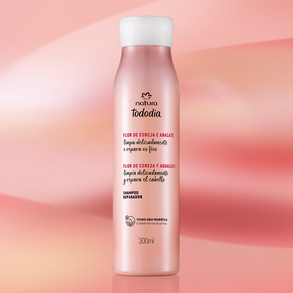 Shampoo Reparador Tododia Flor de Cereja e Abacate 300 ml