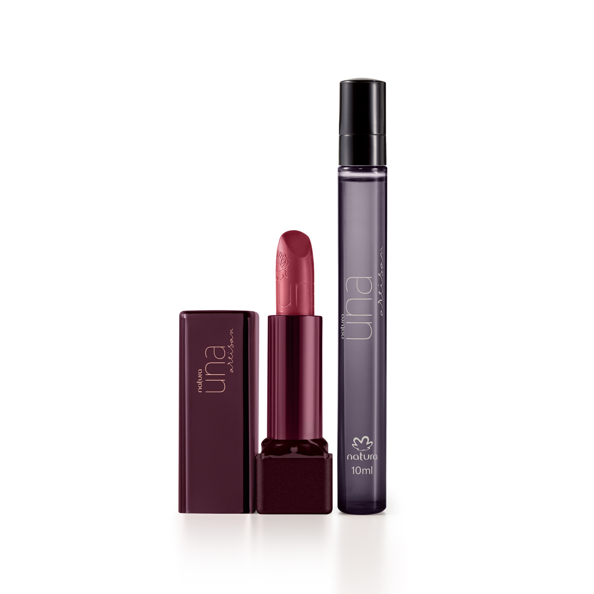 Presente Natura Una Artisan Deo Parfum e Batom