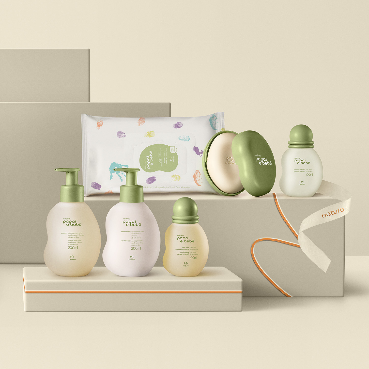 Presente Natura Papai e Bebê Completo (6 produtos)