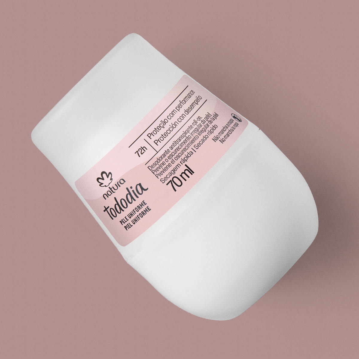 Desodorante Antitranspirante Roll-on Tododia Pele Uniforme