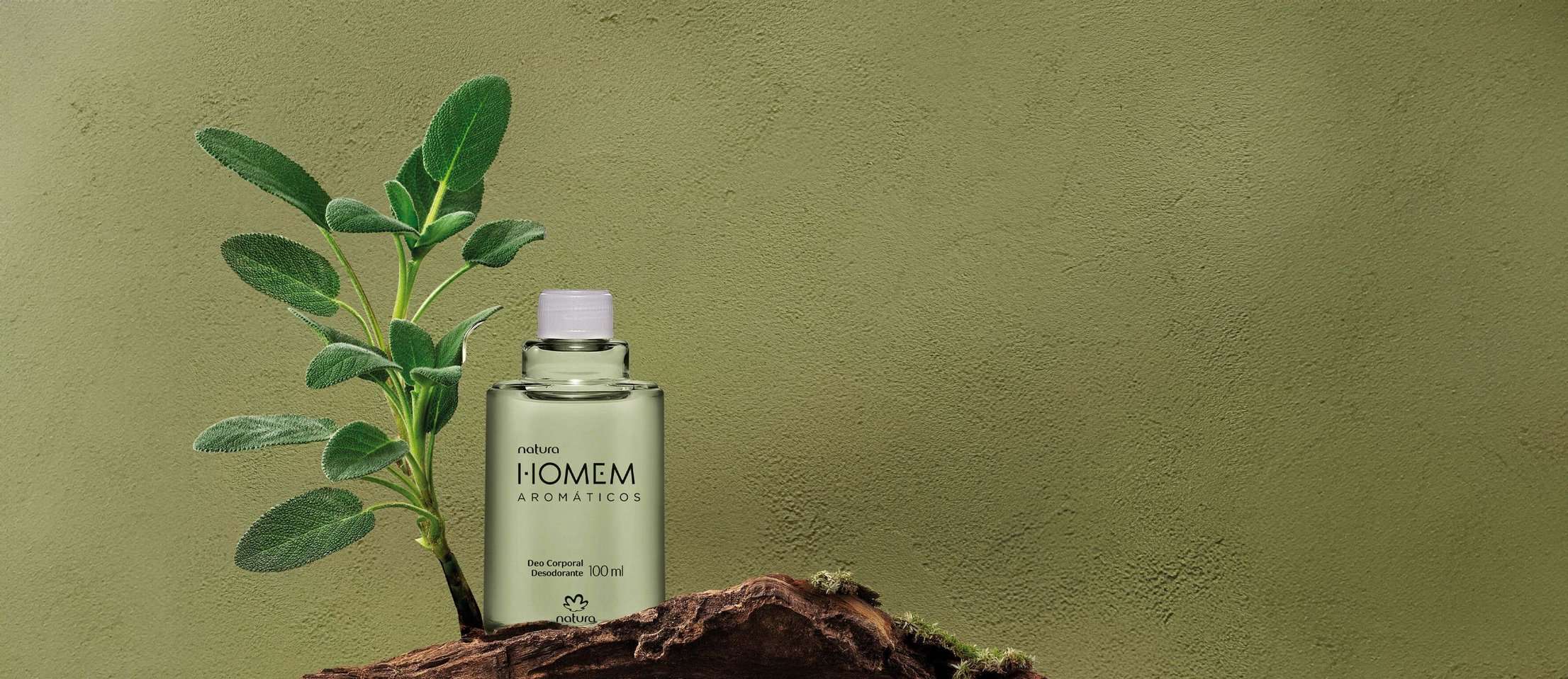 Refil Desodorante Corporal Natura Homem Aromáticos