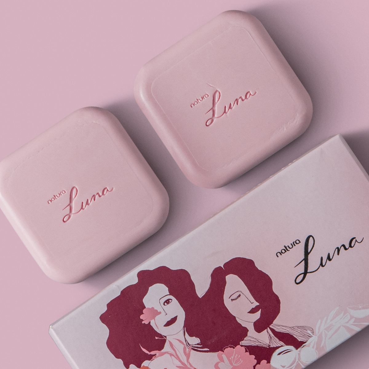 Sabonete em Barra Puro Vegetal Luna (2 unidades)