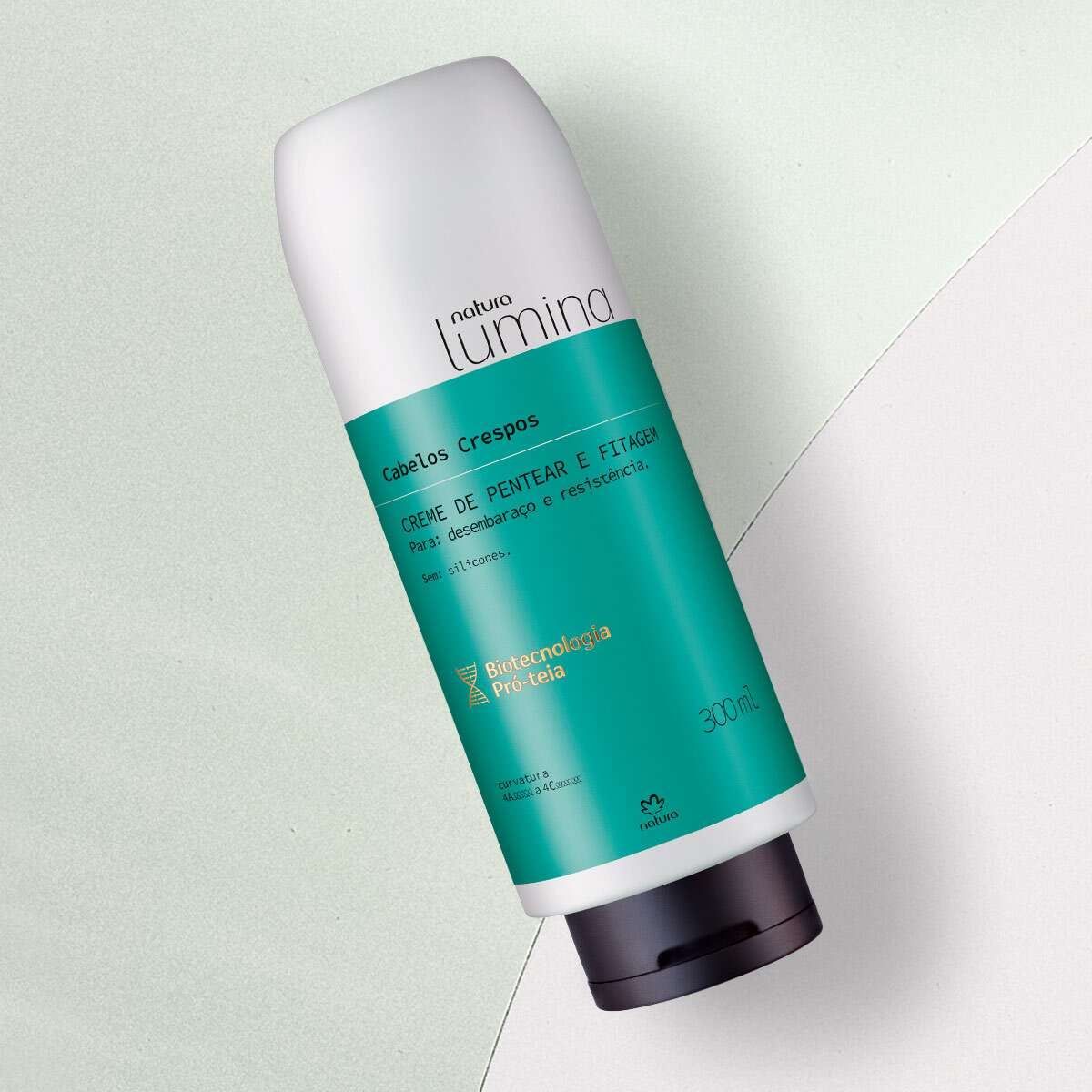 Creme para Pentear e Fitagem para Cabelos Crespos Lumina