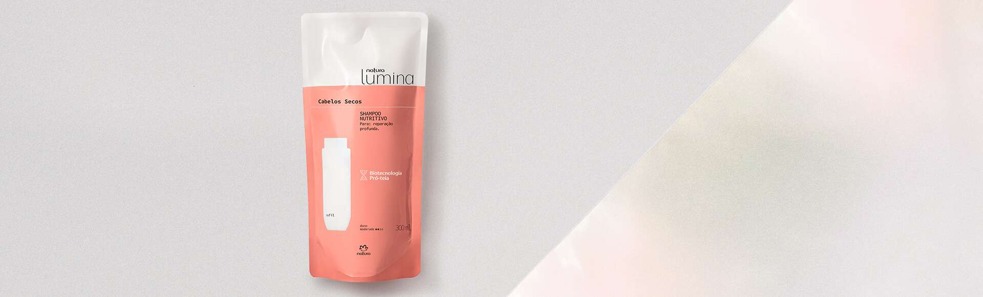 Refil Shampoo Nutritivo para Cabelos Secos Lumina