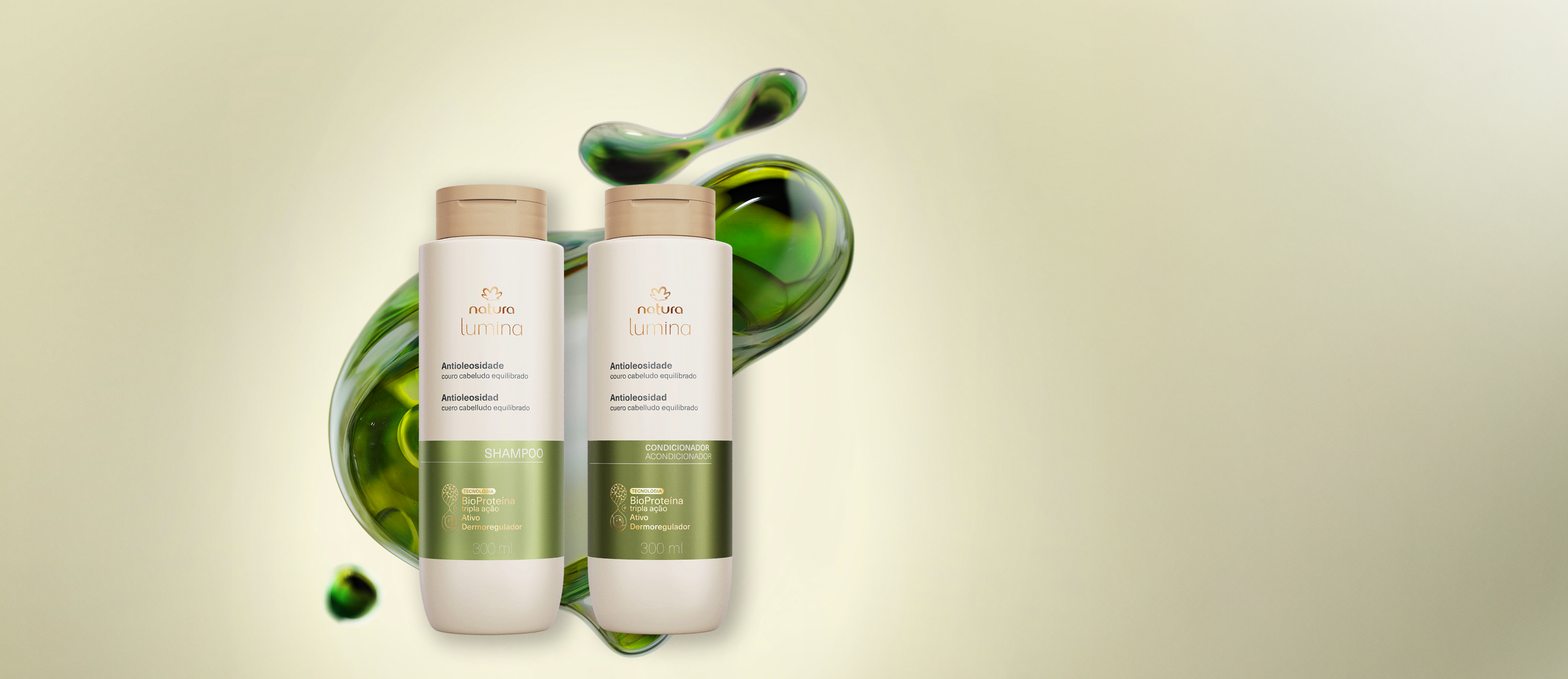 Kit Shampoo e Condicionador Lumina Antioleosidade (2 produtos)