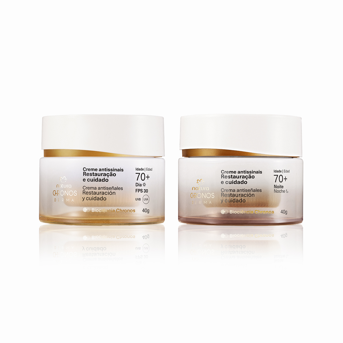 Kit Dupla Antissinais 70+ Chronos Derma (2 produtos)