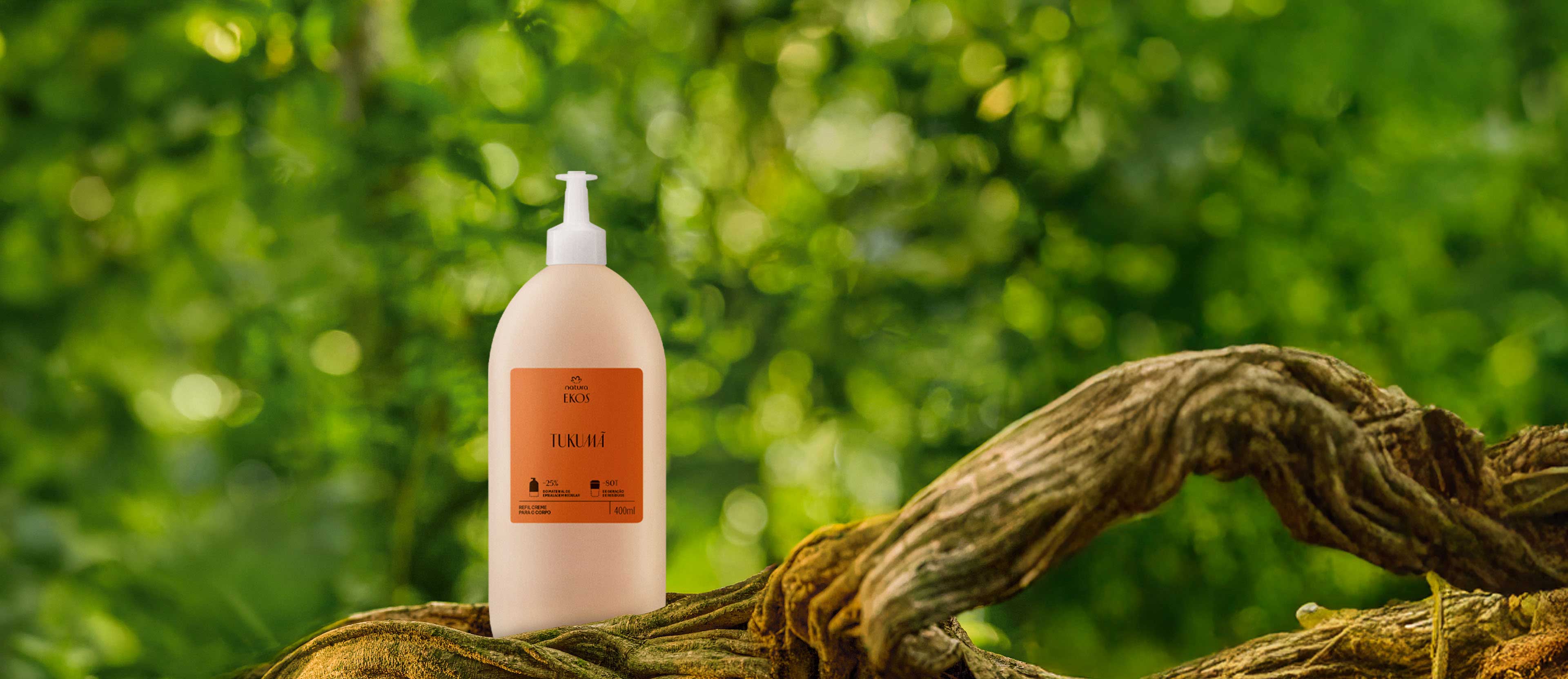 Refil Creme Desodorante Hidratante para o Corpo Ekos Tukumã