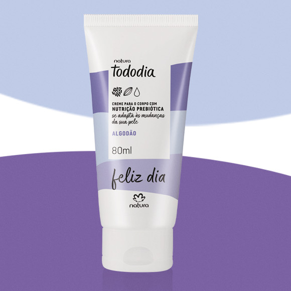 Creme Desodorante Nutritivo para o Corpo Tododia Algodão