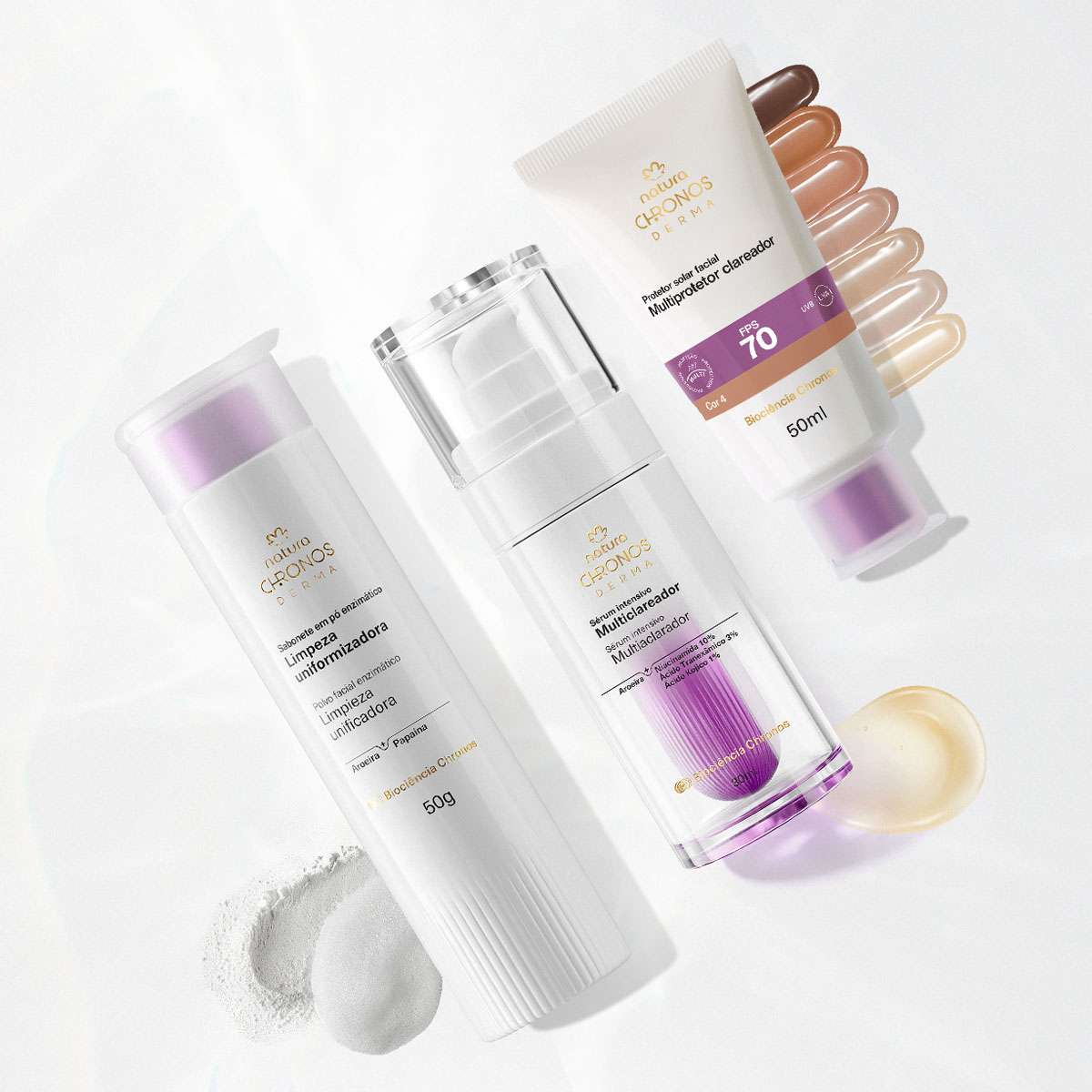 Rotina Multiclareadora de Manchas Chronos Derma C4