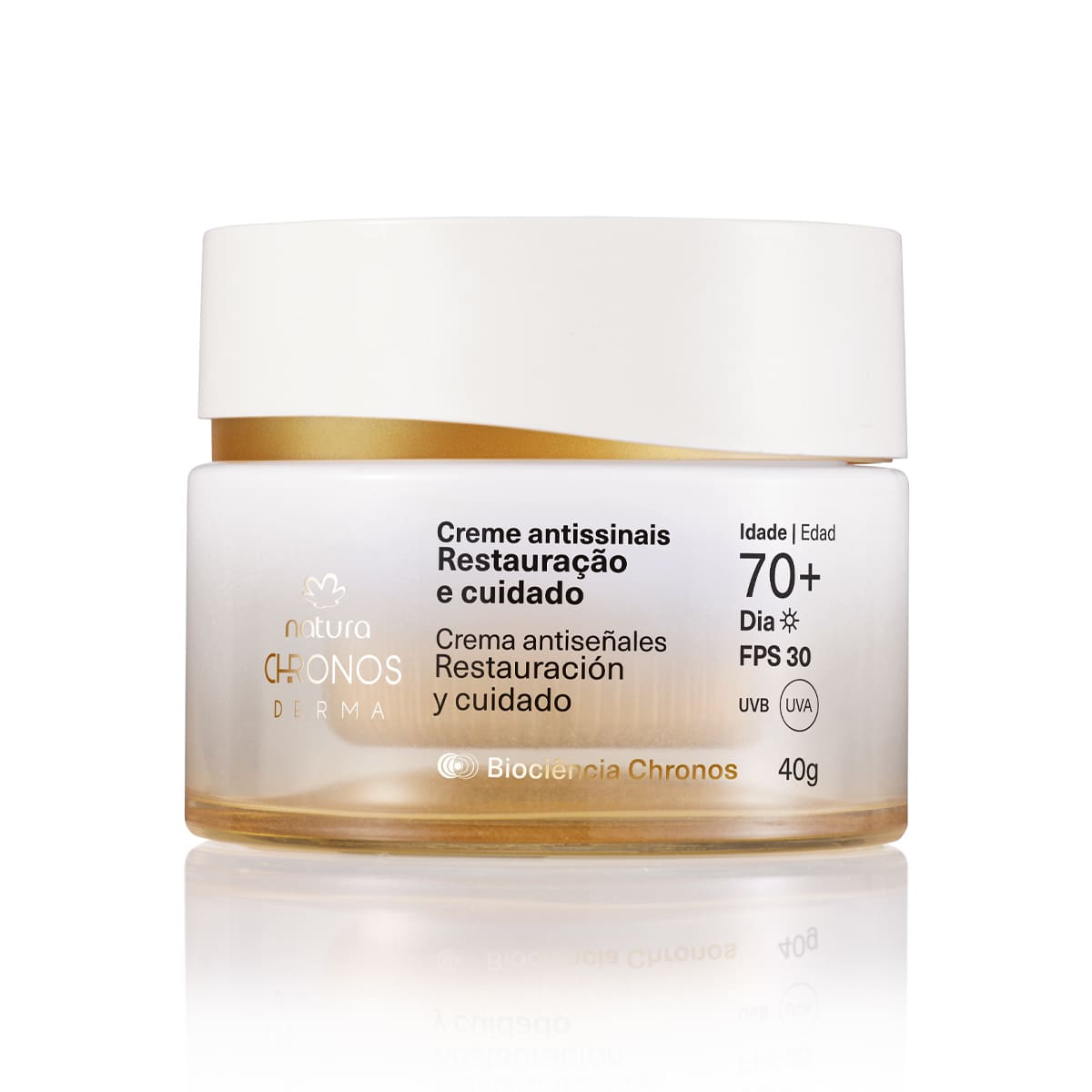 Creme Antissinais Restauração e Cuidado 70+ Dia Chronos Derma 40 g
  