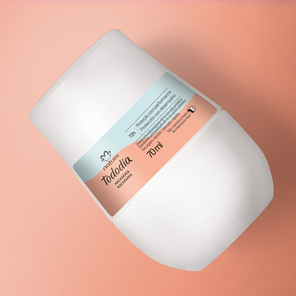 Desodorante Antitranspirante Roll-on Tododia Macadâmia