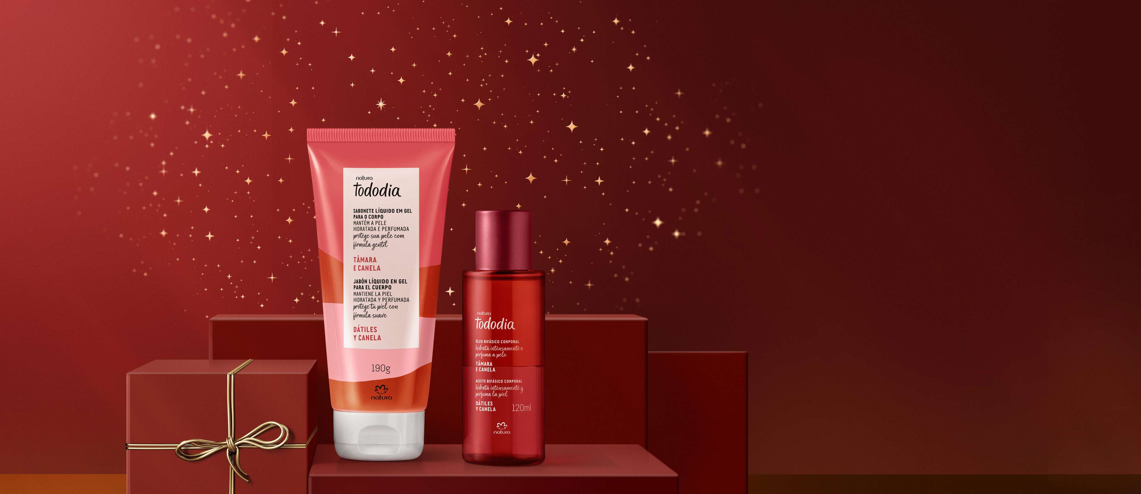 Presente Natura Tododia Tâmara e Canela (2 produtos)