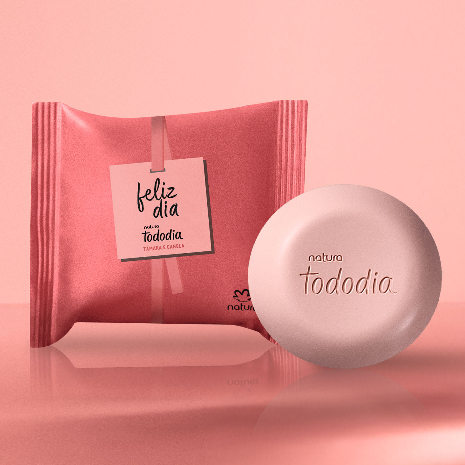 Sabonete em Barra Puro Vegetal Tododia Tâmara e Canela