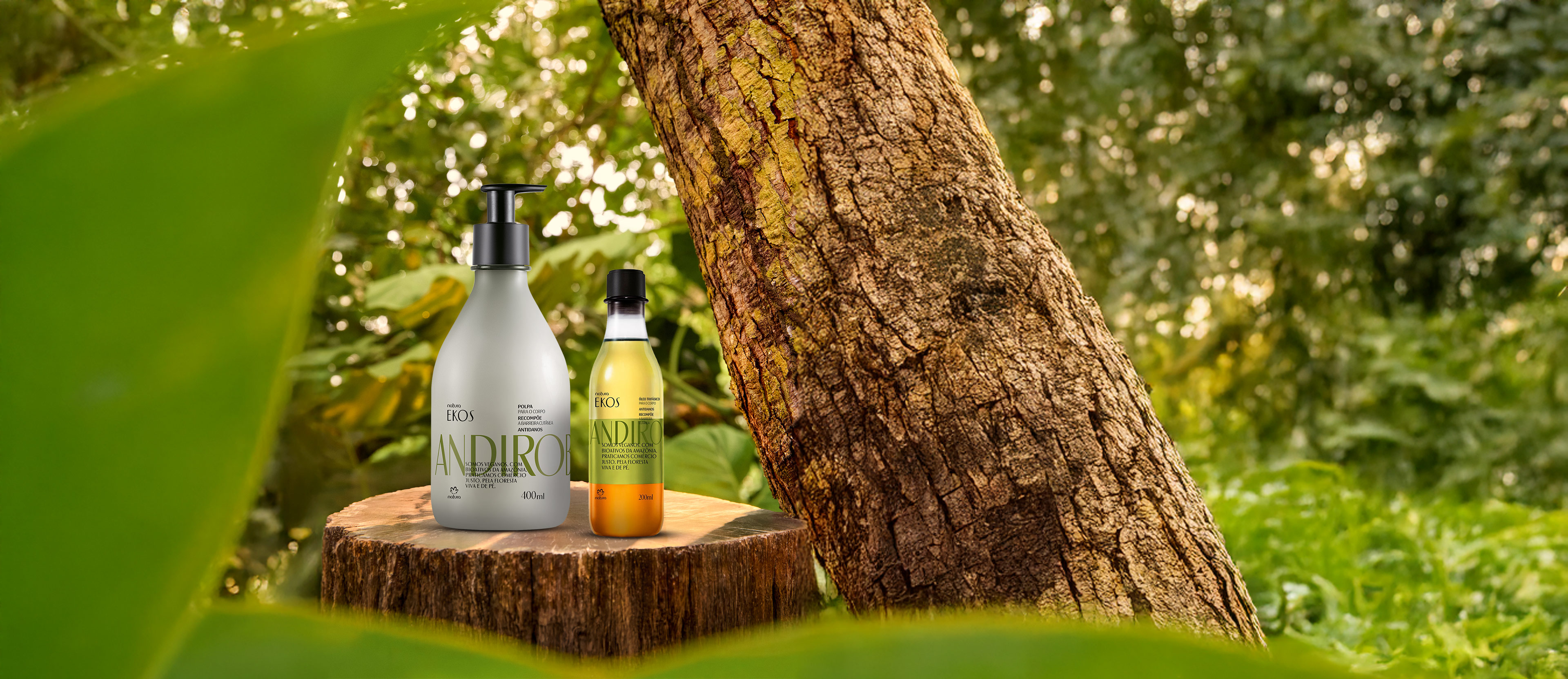 Kit Ekos Andiroba Óleo e Hidratante Corporal (2 produtos)