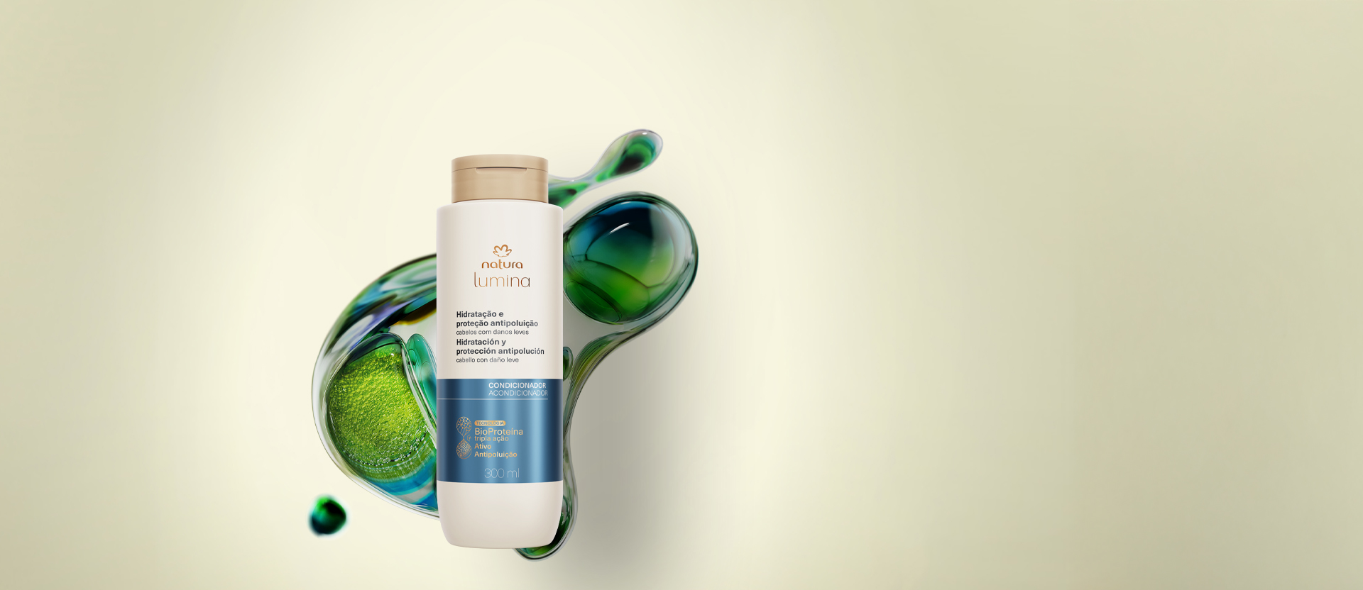 Condicionador Protetor Lumina para Hidratação e Proteção Antipoluição