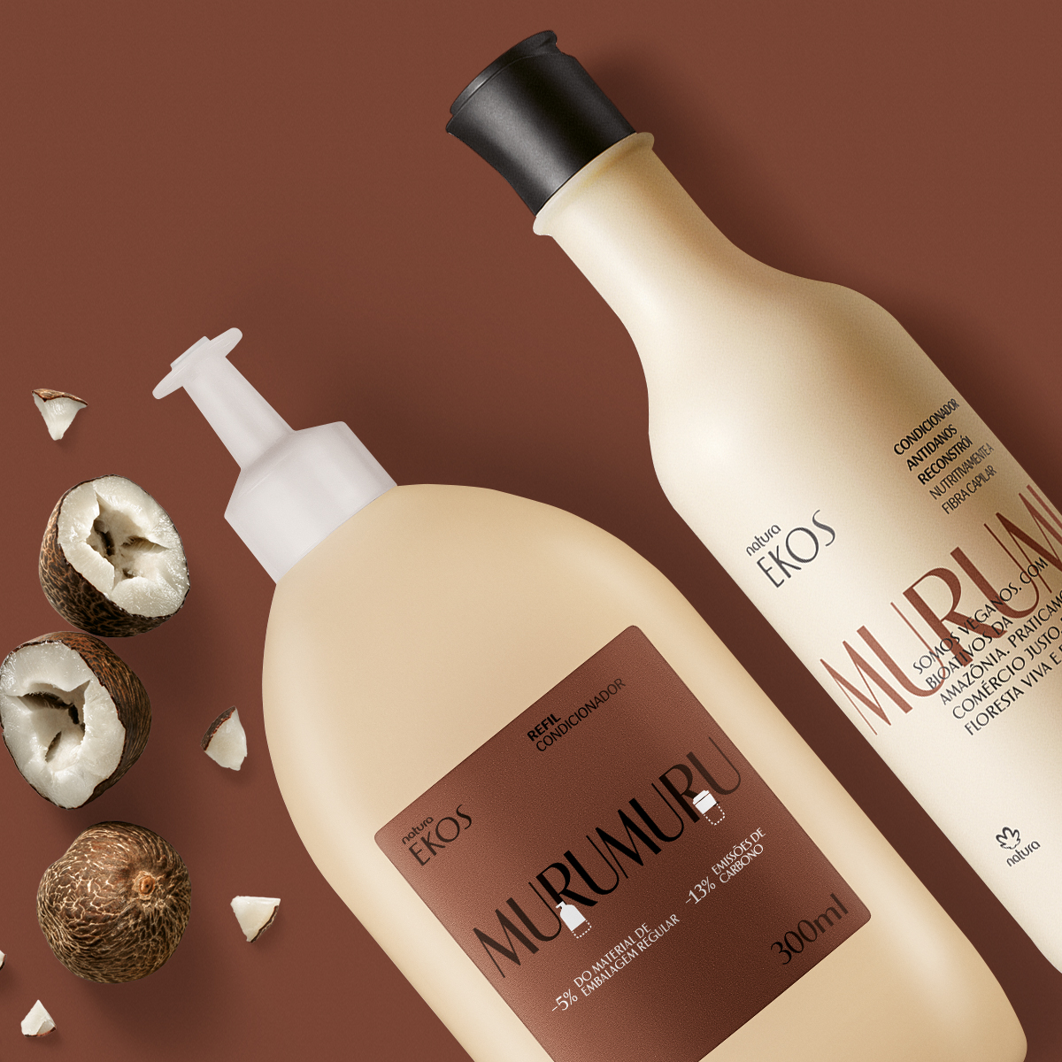 Kit Condicionador Ekos Murumuru com Refil (2 produtos)
