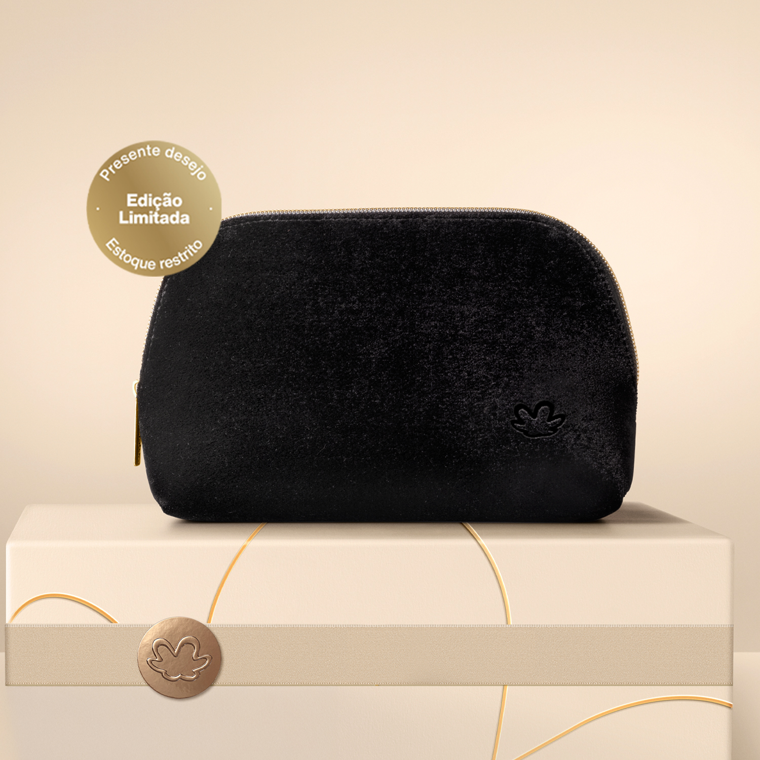 Presente Natura Clutch de Veludo