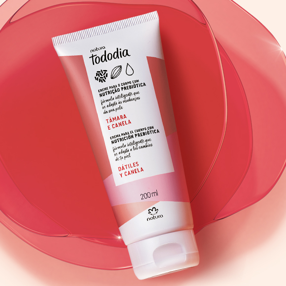 Creme Desodorante Nutritivo para o Corpo Tododia Tâmara e Canela