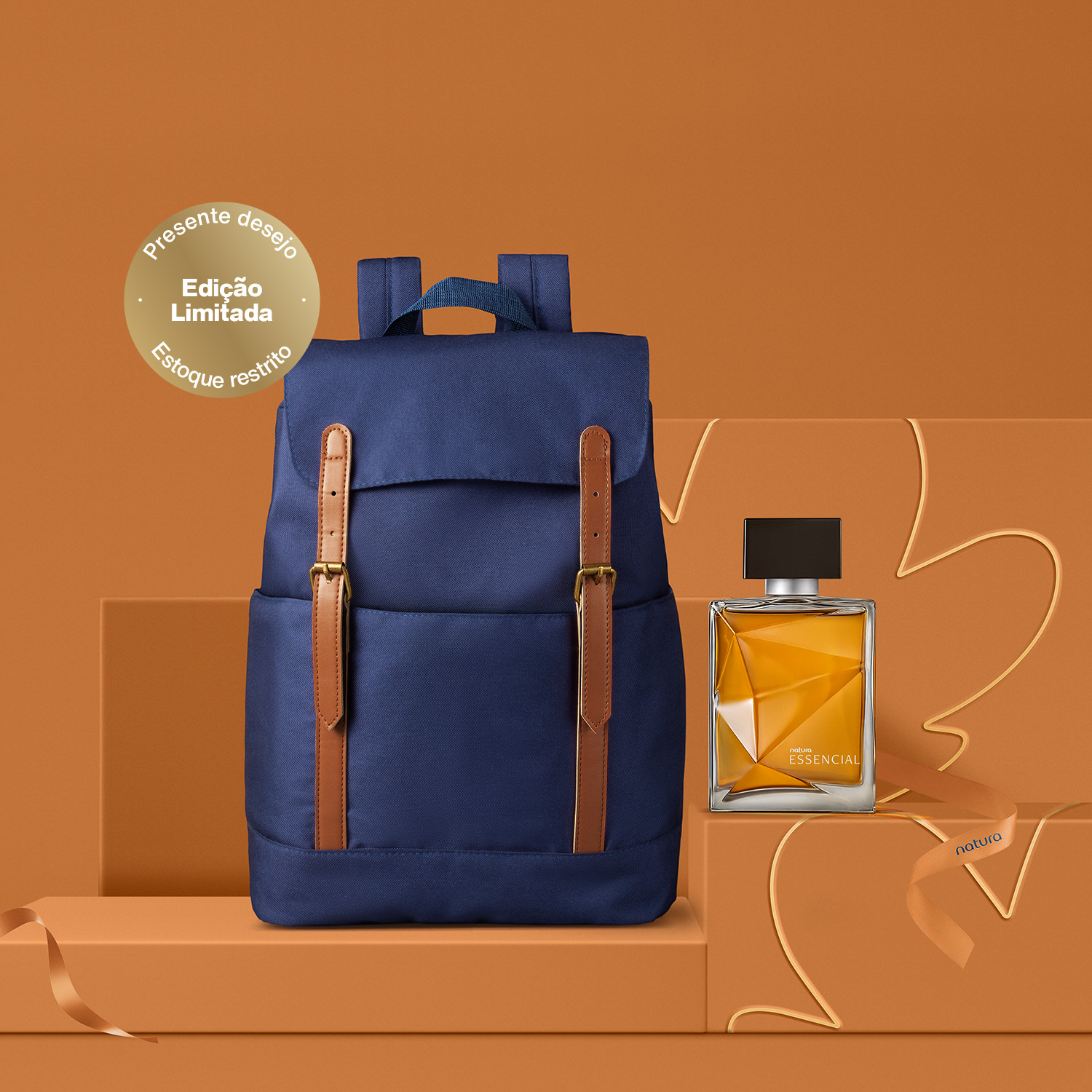 Presente Natura Essencial com Mochila (2 produtos)