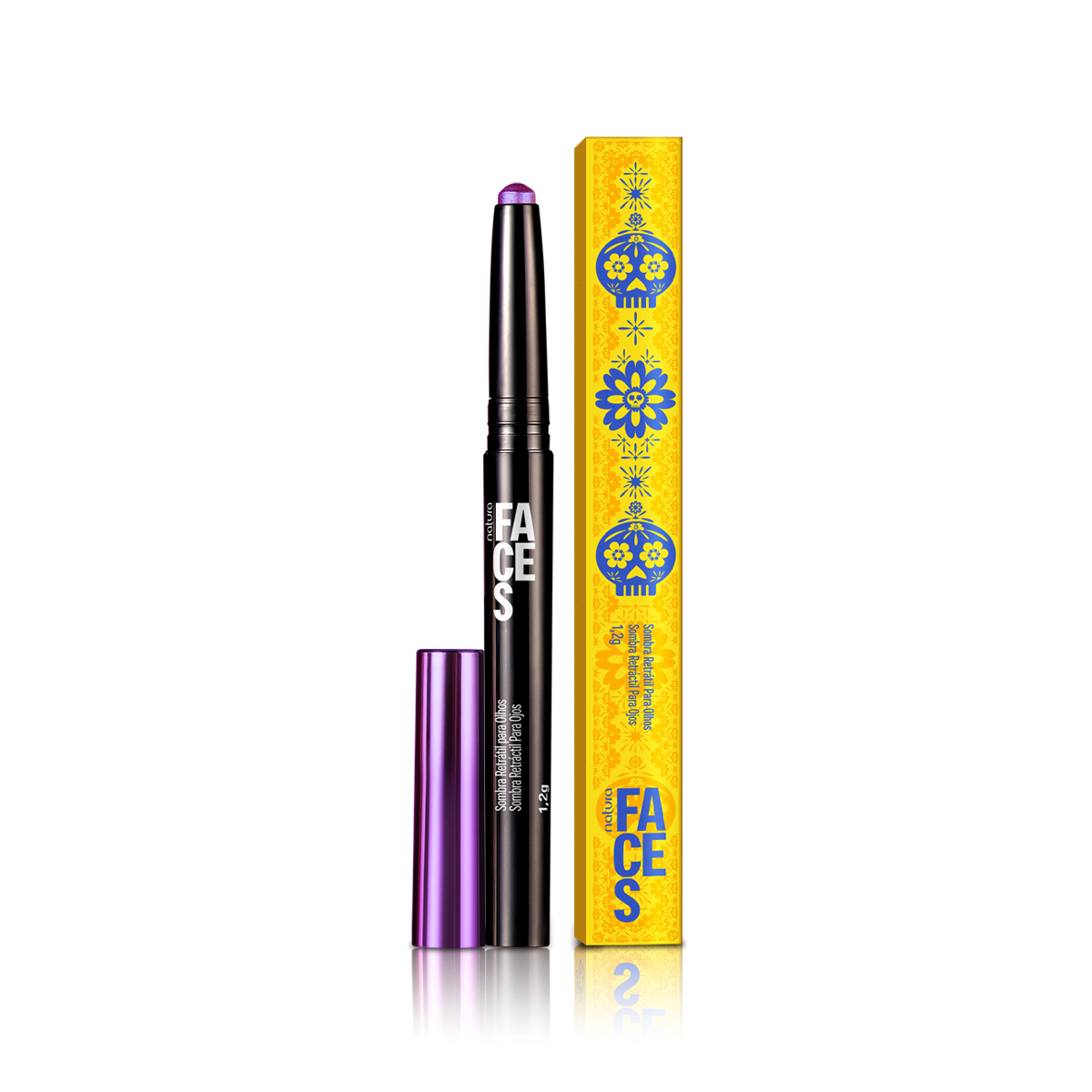 Sombra Retrátil para Olhos Faces 1,2 g