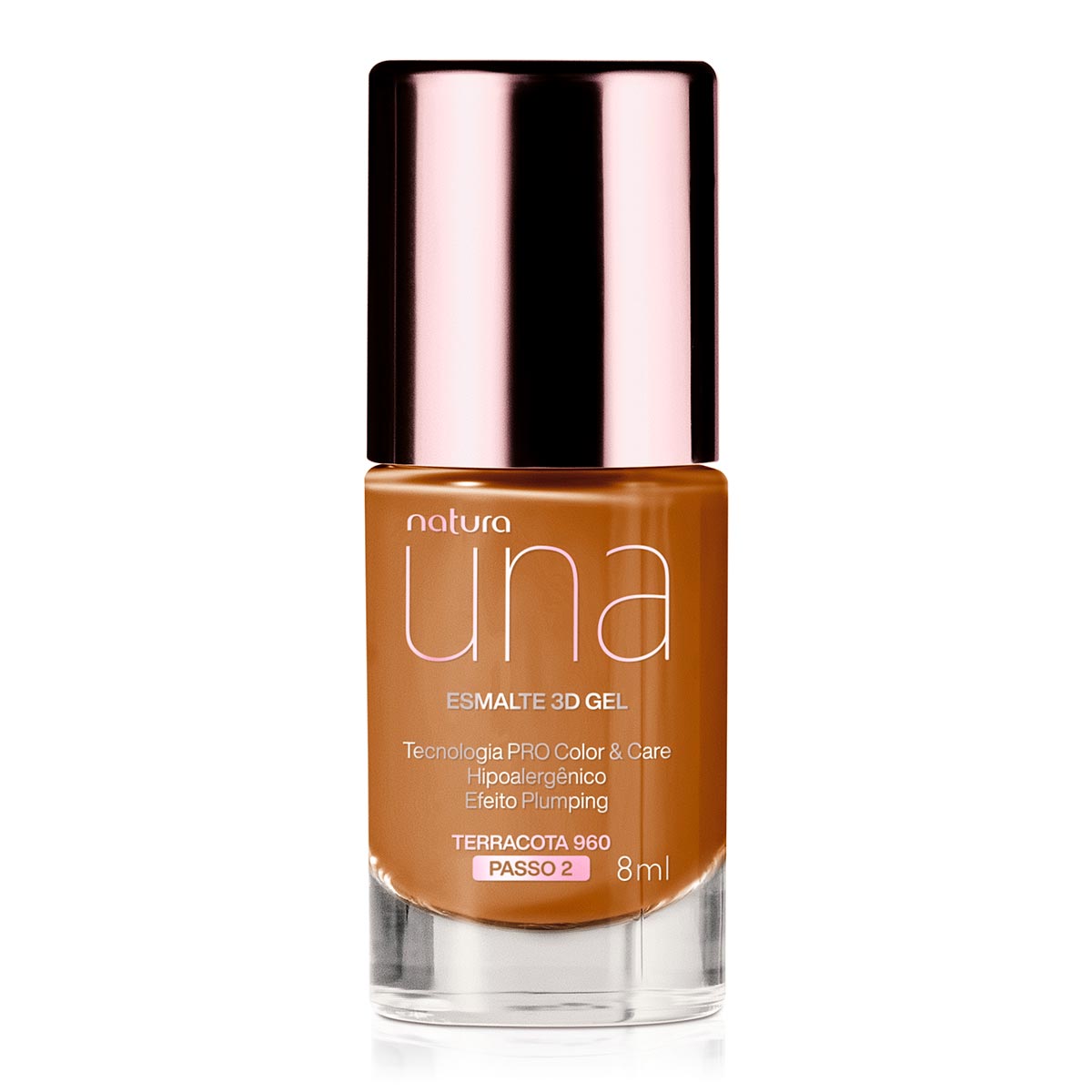 Esmalte 3D Gel Una - Terracota 960