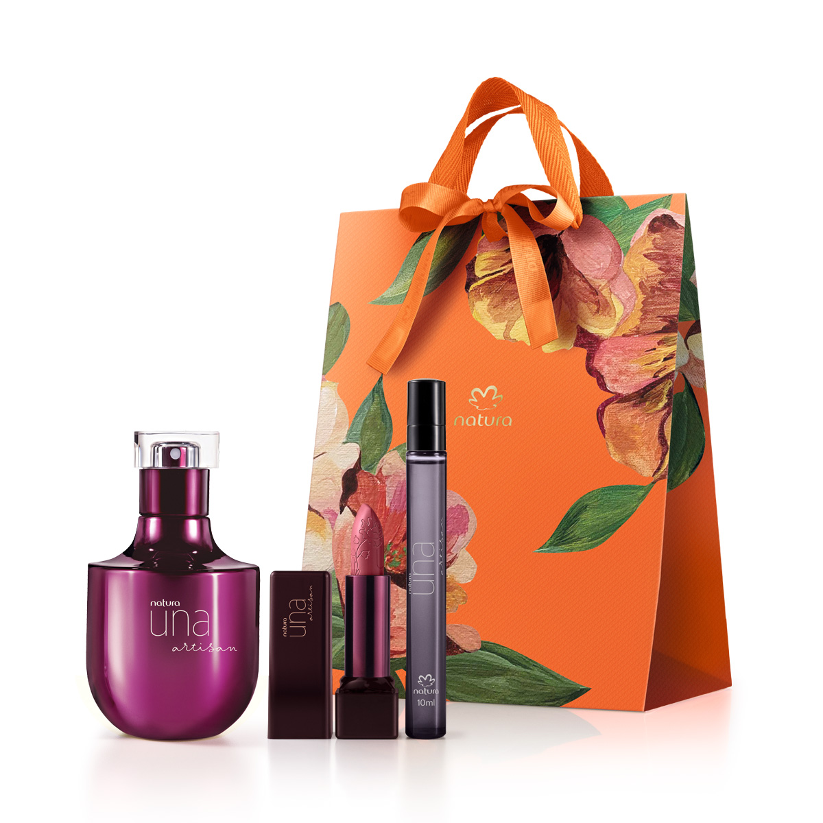 Presente Dia das Mães Una Artisan Perfume com Batom