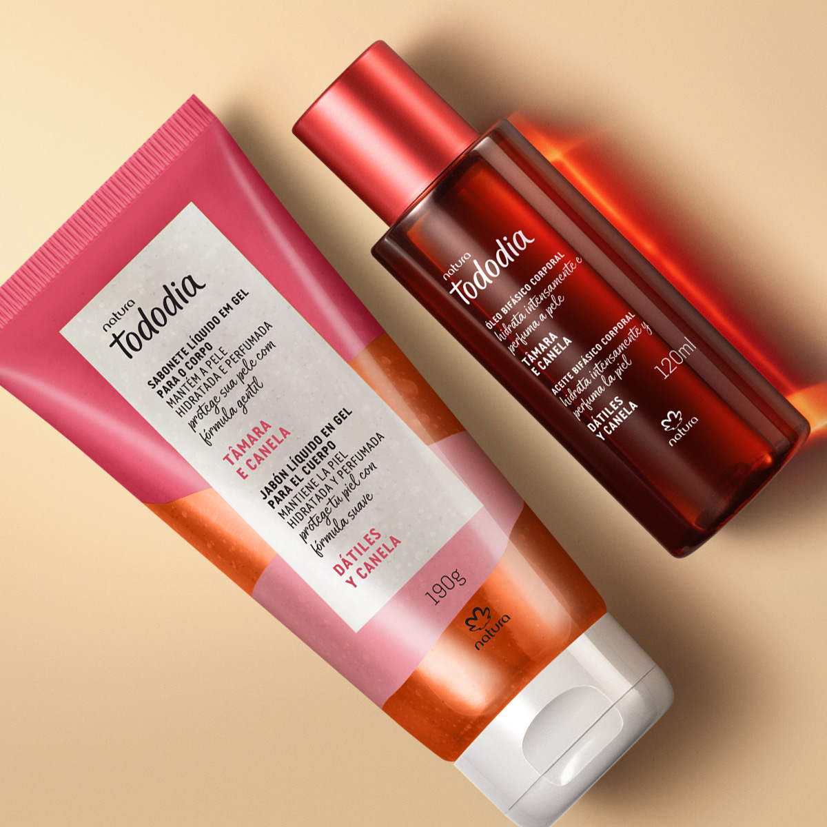 Presente Natura Tododia Tâmara e Canela (2 produtos)