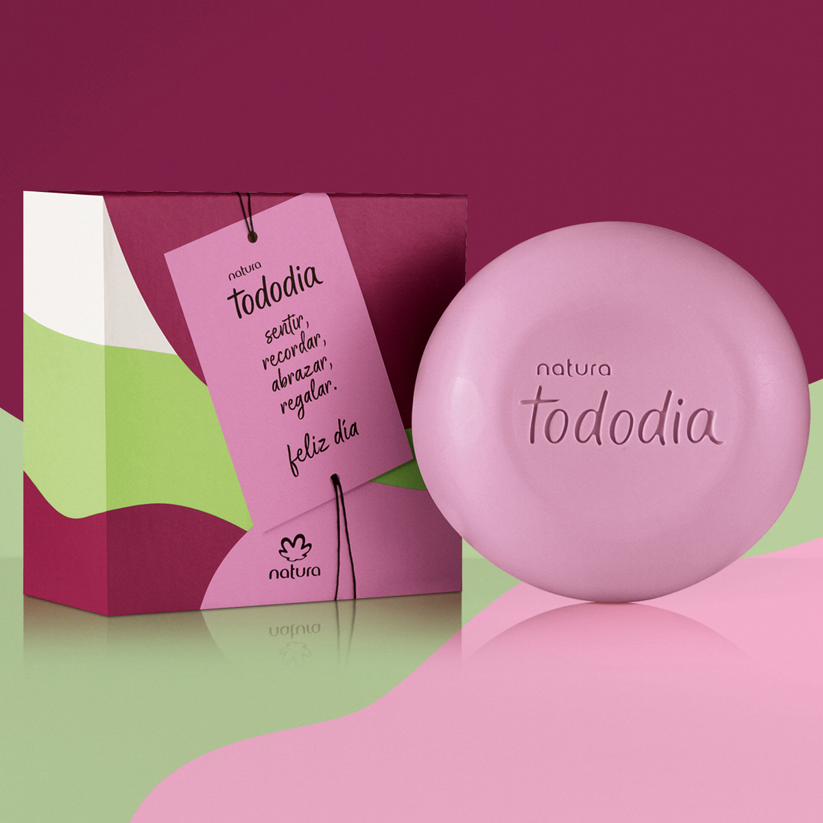 Sabonete em Barra Tododia Uva Rosa e Romã 90 g