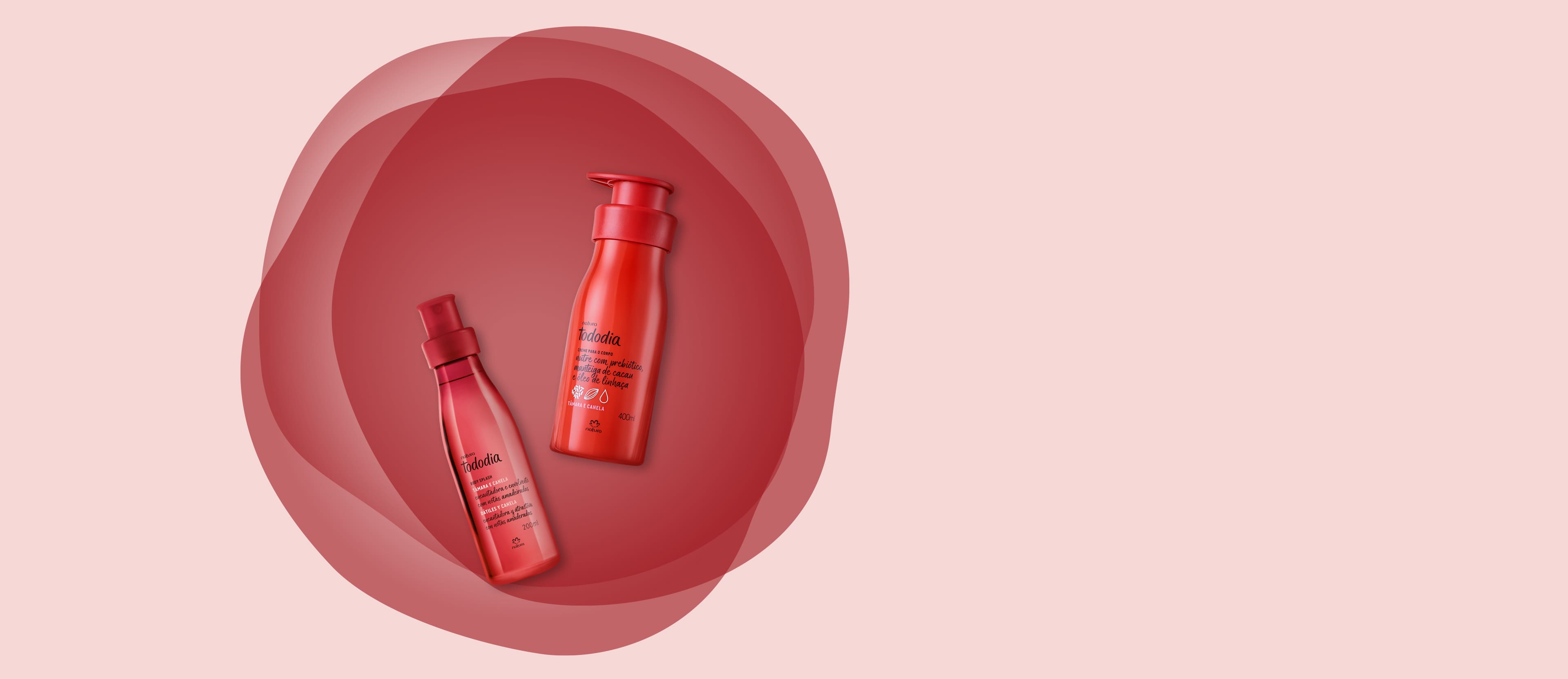 Kit Tododia Tâmara e Canela com Hidratante e Body Splash (2 produtos)