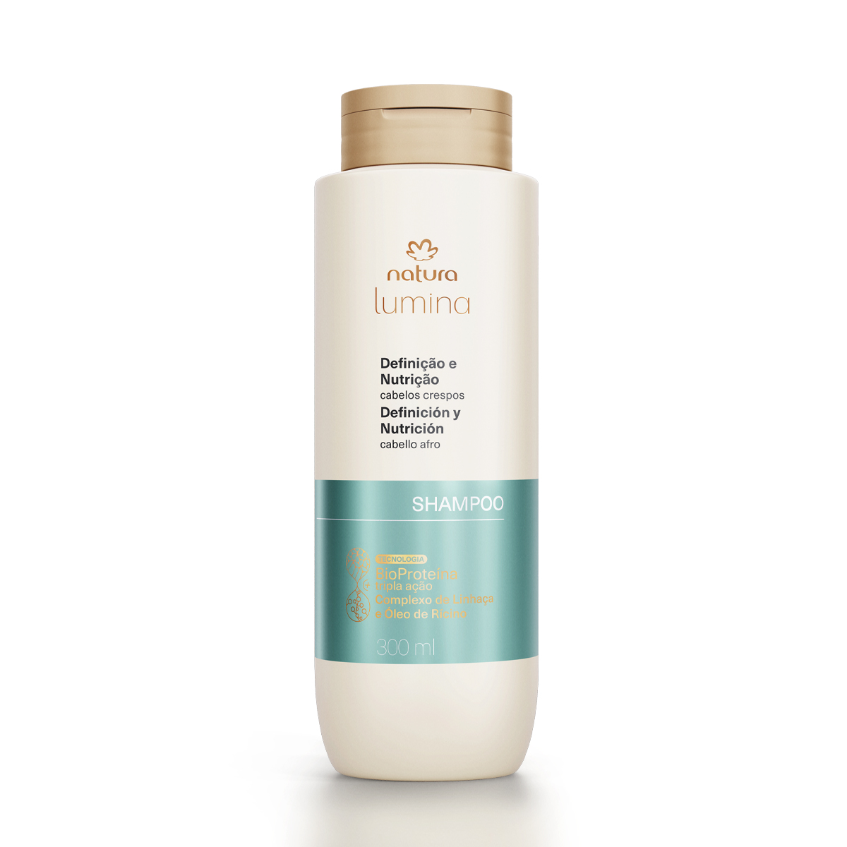 Shampoo Hidratante para Cabelos Crespos Lumina 300 ml