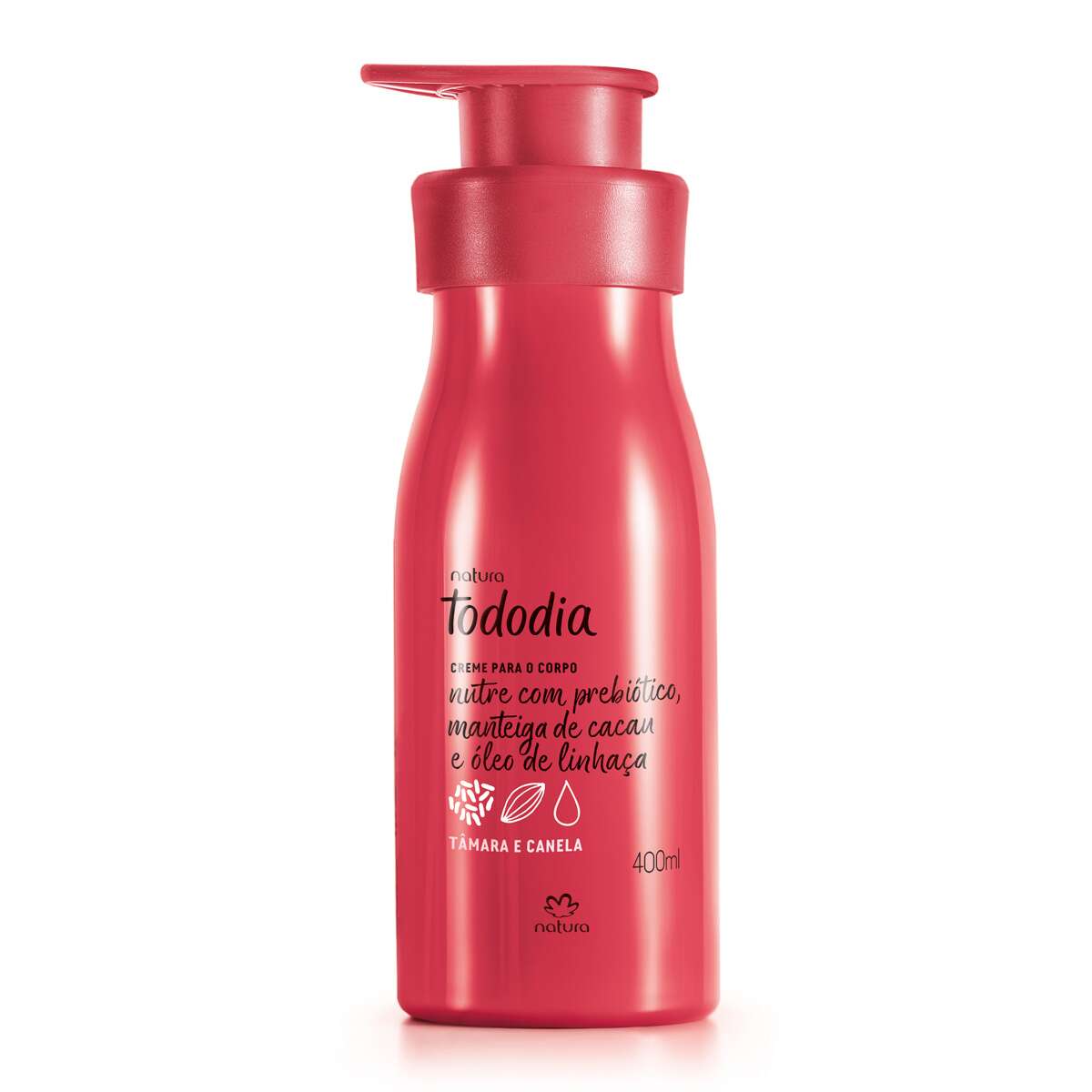 Creme Desodorante Nutritivo para o Corpo Tododia Tâmara e Canela 400 ml