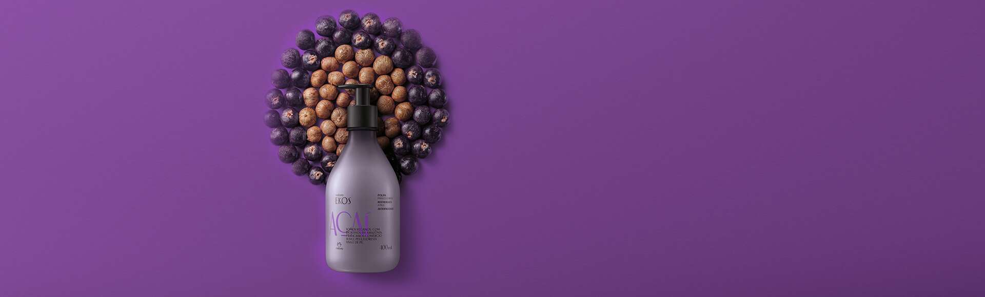 Polpa Desodorante Hidratante Para o Corpo Ekos Açaí