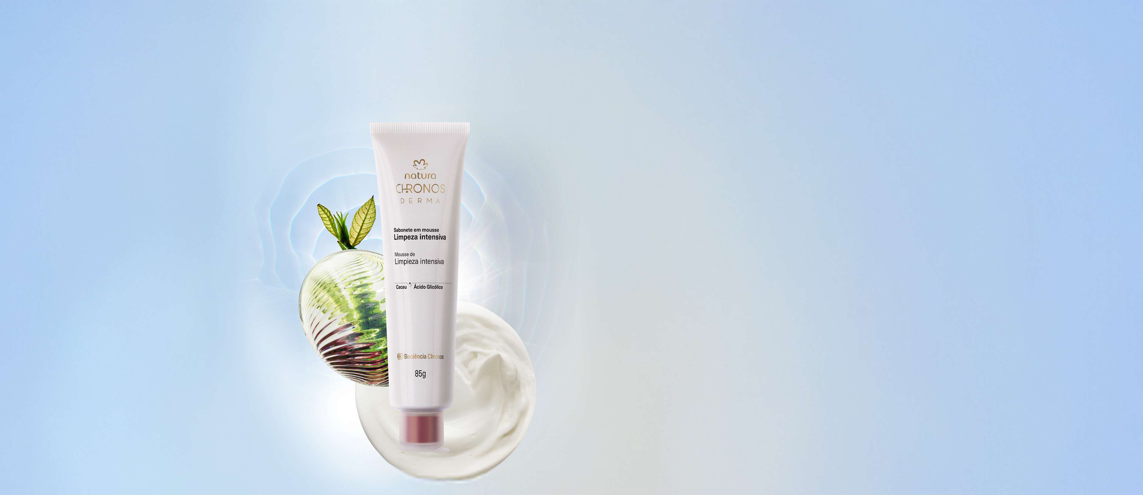 Sabonete em Mousse Limpeza Intensiva Chronos Derma