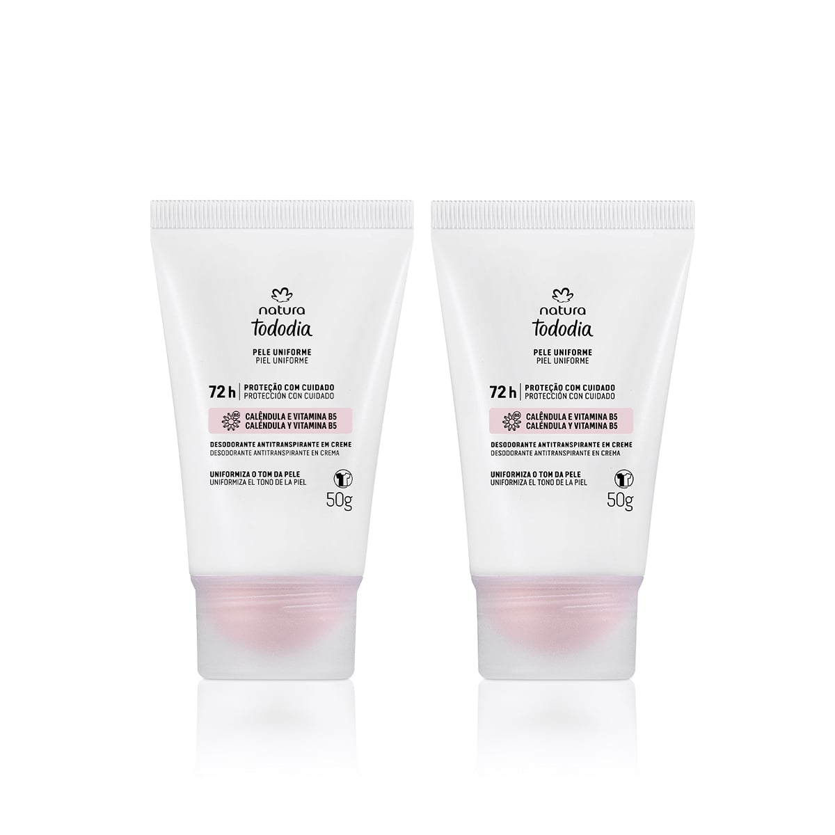 Kit Desodorante em Creme Tododia Leite de Algodão (2 produtos)