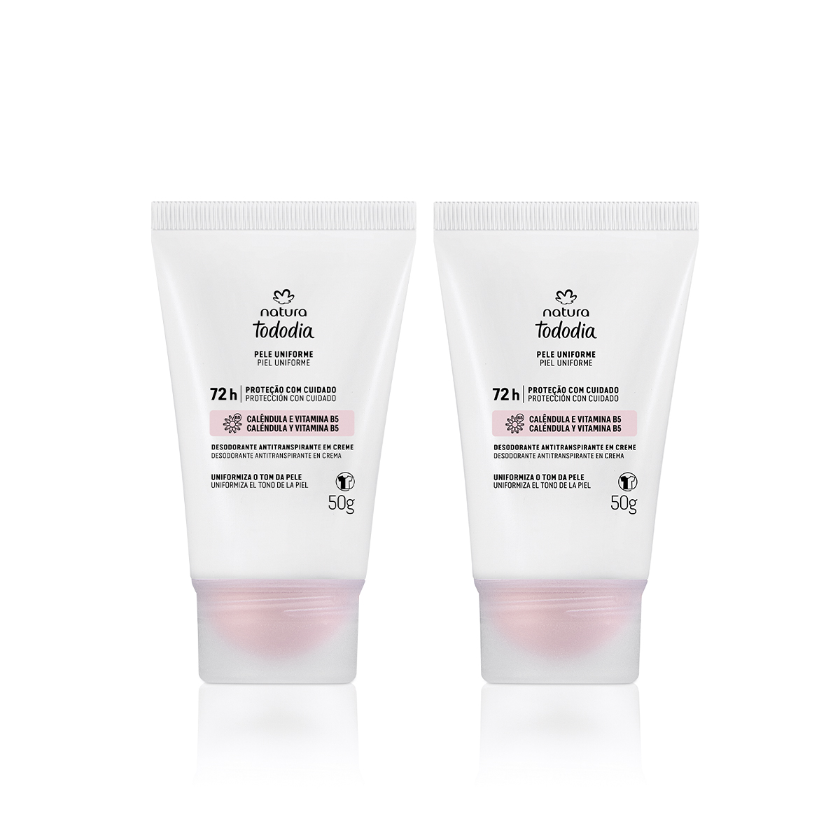 Kit Desodorante em Creme Tododia Pele Uniforme (2 produtos)