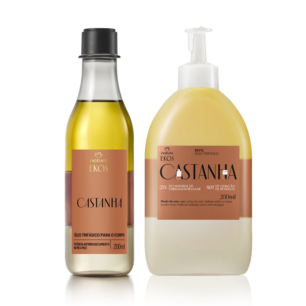 Kit Ekos Castanha Óleo Trifásico com Refil