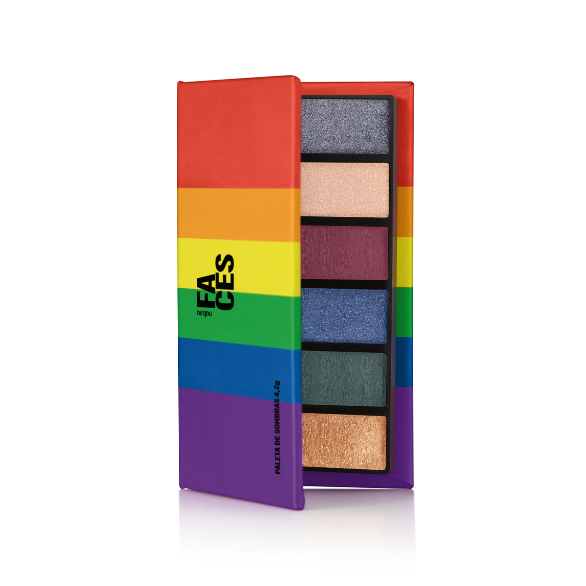 Paleta de Sombras Faces (6 cores) Paleta de Sombras Faces (6 cores)
