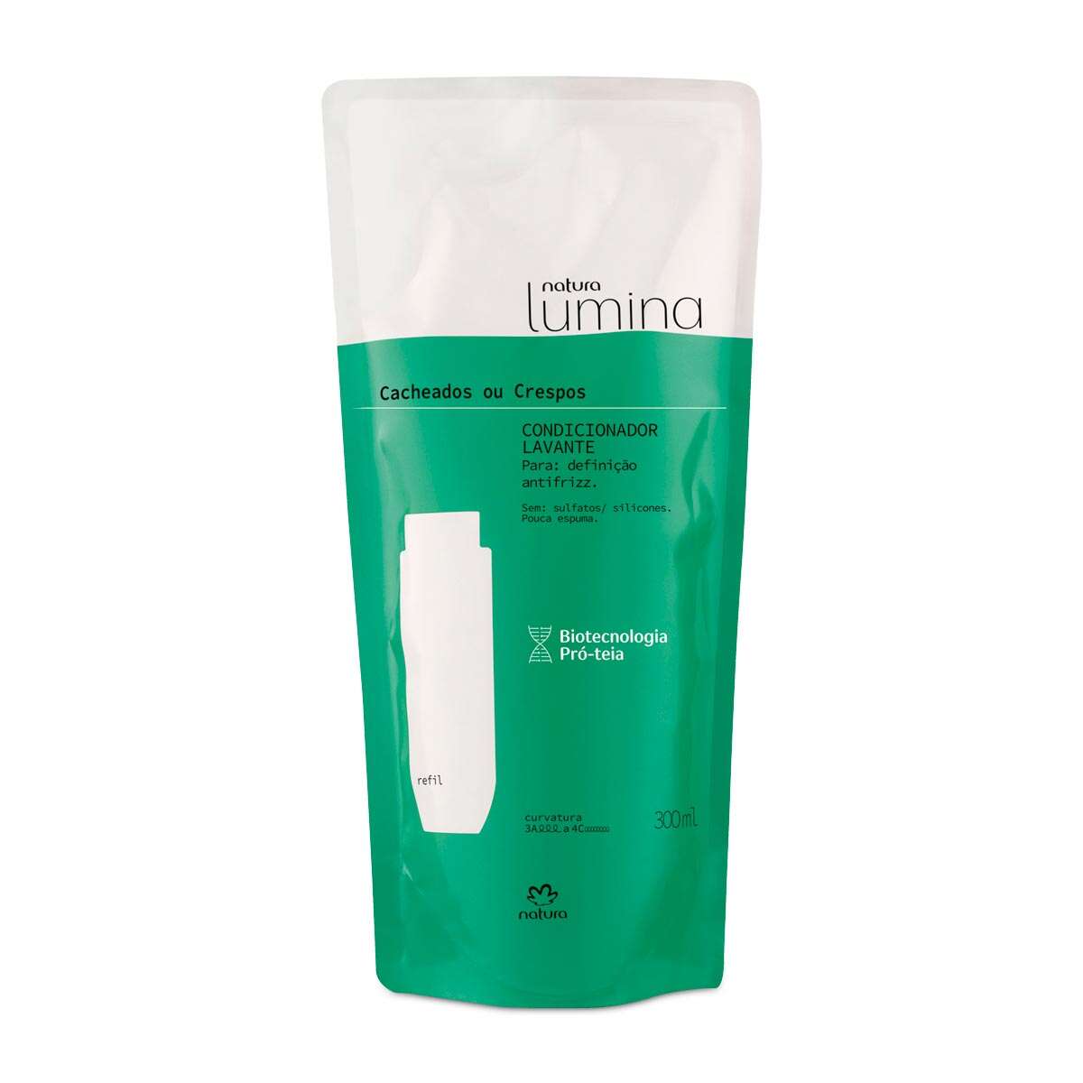 Refil Condicionador Lavante Cabelos Cacheados ou Crespos 300 ml