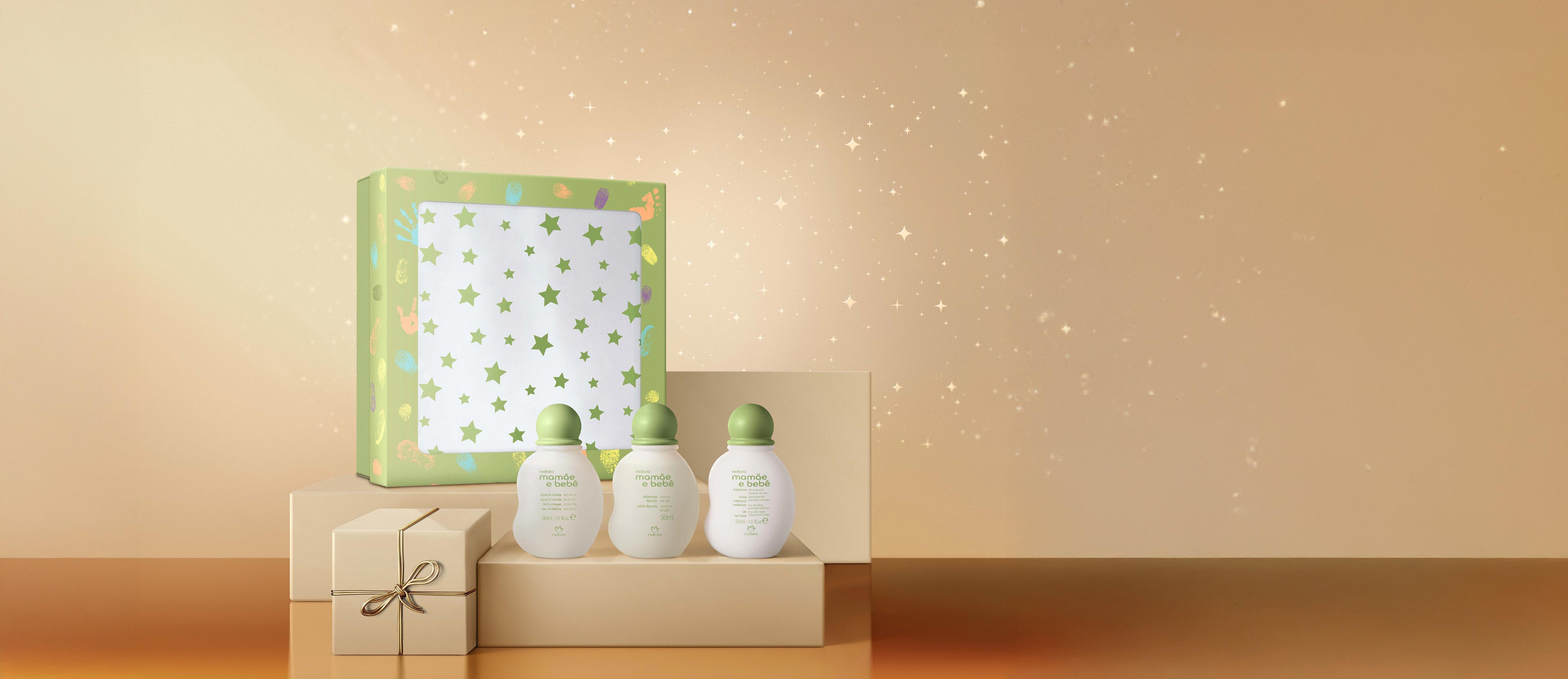 Presente Natura Mamãe e Bebê Miniaturas (3 produtos)